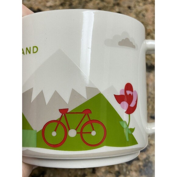Portland Oregon OR Starbucks You Are Here Collection Coffee Mug MINTY 2014 - Picture 2 of 9